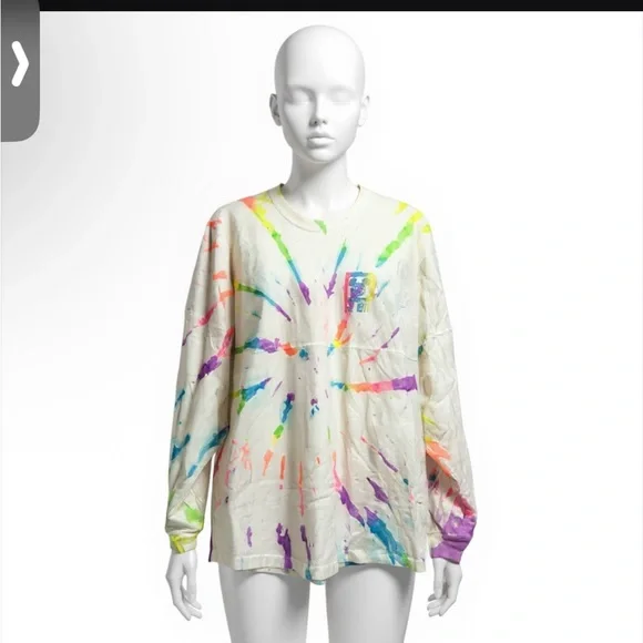 Walt Disney- Spirit Jersey Tie-Dye Long Sleeve Tee - Picture 2 of 3